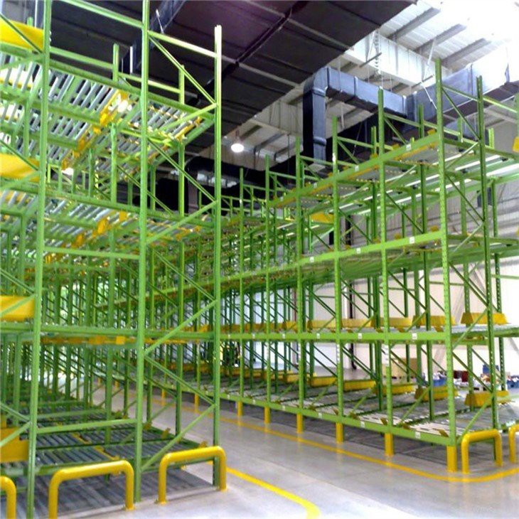 Steel Gravity Roller Pallet Flow Rack system (3)